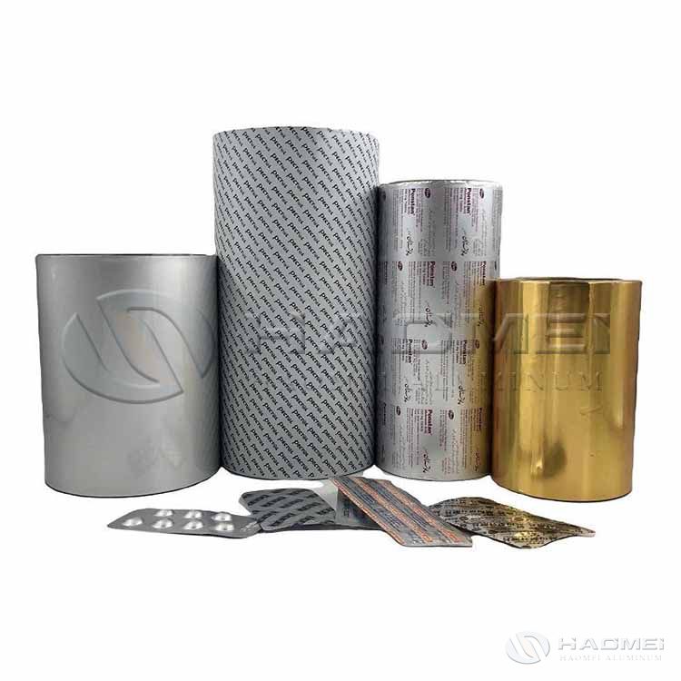 Different Types of Aluminum Blister Foils